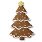 Preview: XXL Ausstecher "Weihnachtsbaum" für Lebkuchen, 18,5 cm