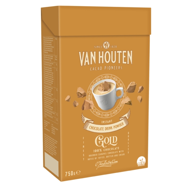 Van Houten Gold Chocolate Trinkschokolade 750g