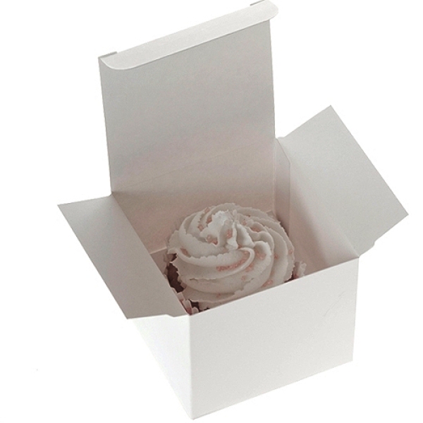 Cupcake Box für 1 Cupcake, weiß, - ohne Fenster -
