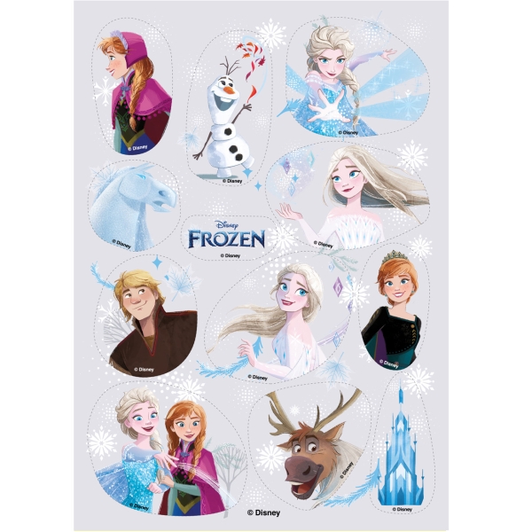 Muffinaufleger "Frozen", 12 Stück, Esspapier, Hellblau & Weiß, DeKora