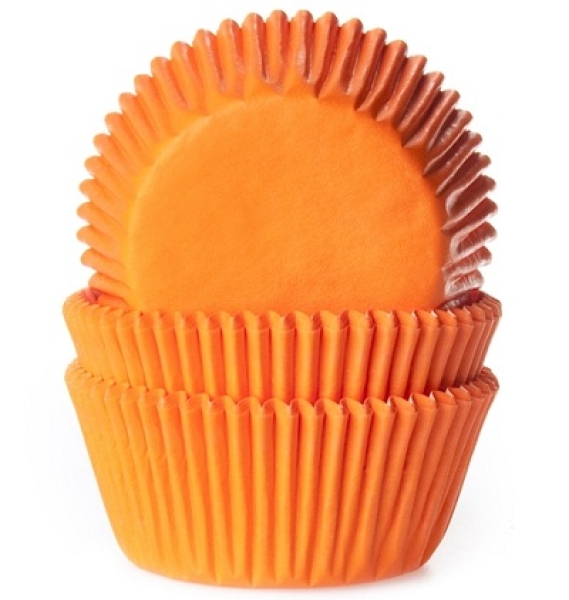 Muffinförmchen, Orange, 50 Stck, 5,0 cm