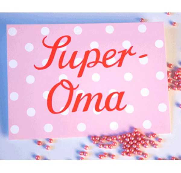 Postkarte 'Super Oma'