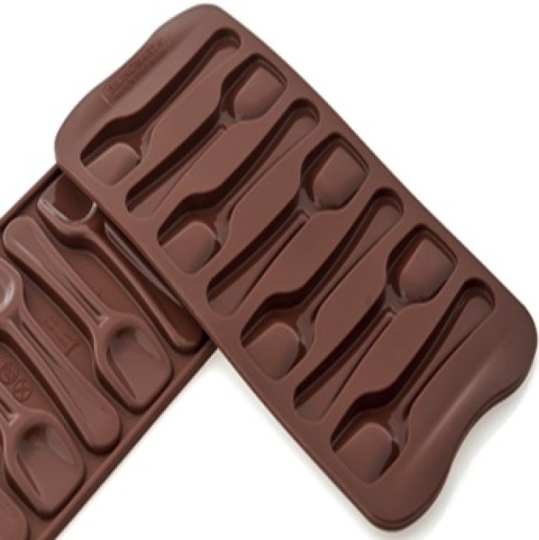 Silikomart Silikonform für Schokolade "Spoon", Löffel