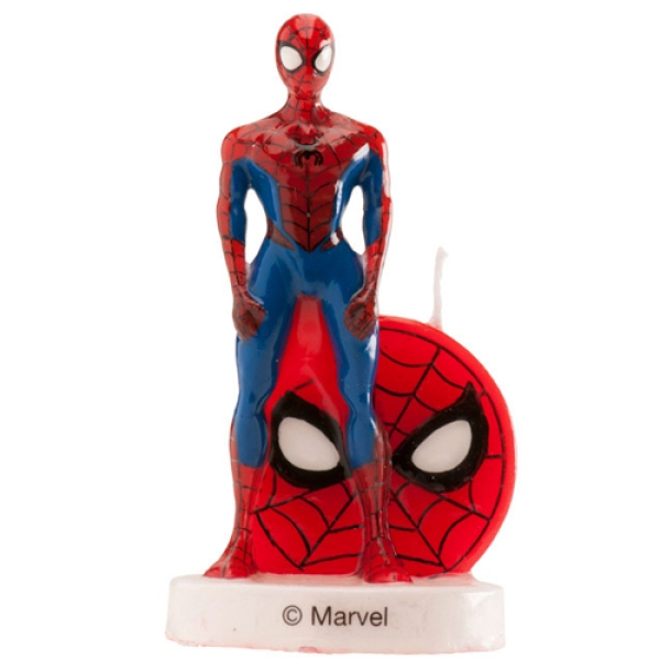 Geburtstagskerze, 'Spiderman', 9 cm