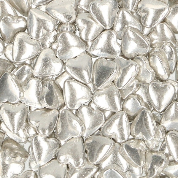 Sprinkles Herzen Silber metallic Zuckerstreusel 80 g