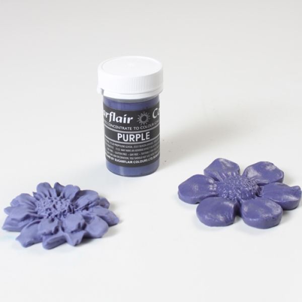 Sugarflair Profi Lebensmittelfarbe Pastel Purple, 'Dunkellila' 25 g