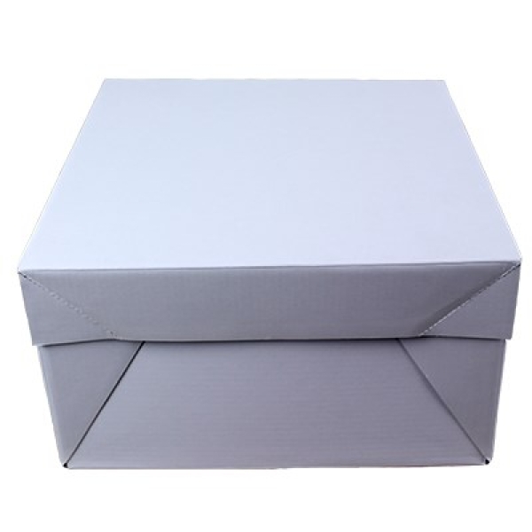 PME Tortenkarton, 22,5 x 22,5 x 15 cm, weiß
