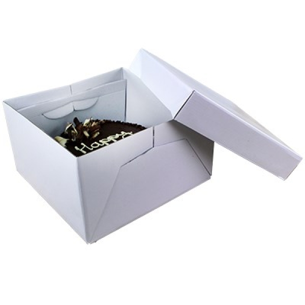 PME XL Tortenkarton, 30 x 30 x 15 cm, weiß