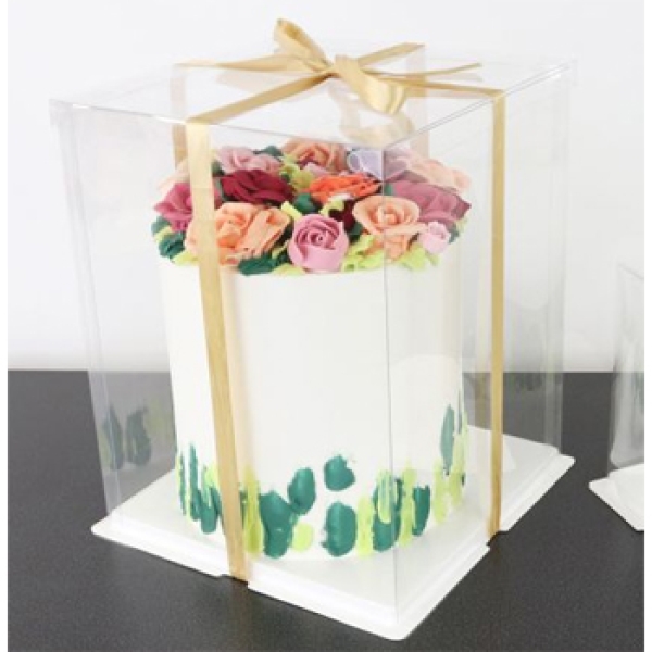 PME Crystal Tortenkarton Set, Cake Case, durchsichtig 35 cm
