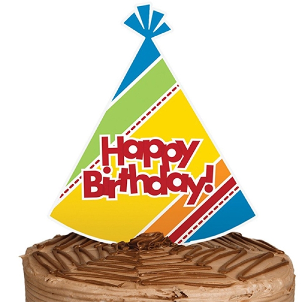 Torten Topper XL "Happy Birthday"