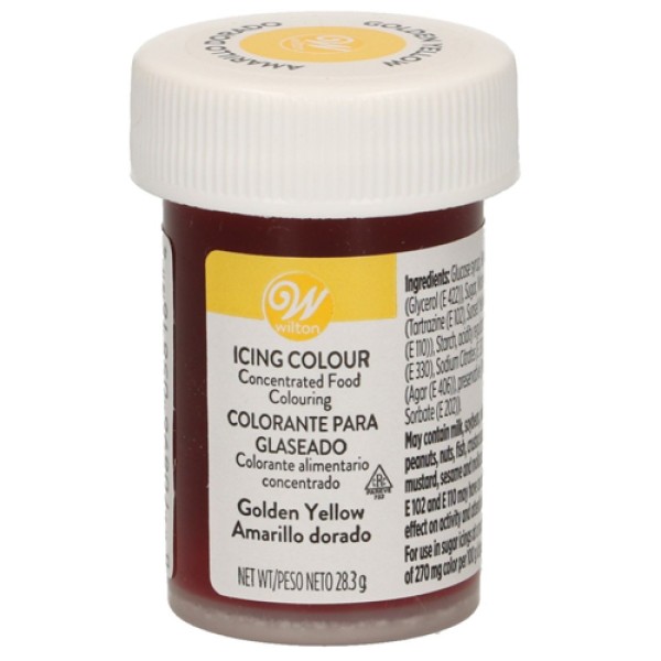 Wilton Lebensmittelfarbe, 28 g, "Golden Yellow", gelb