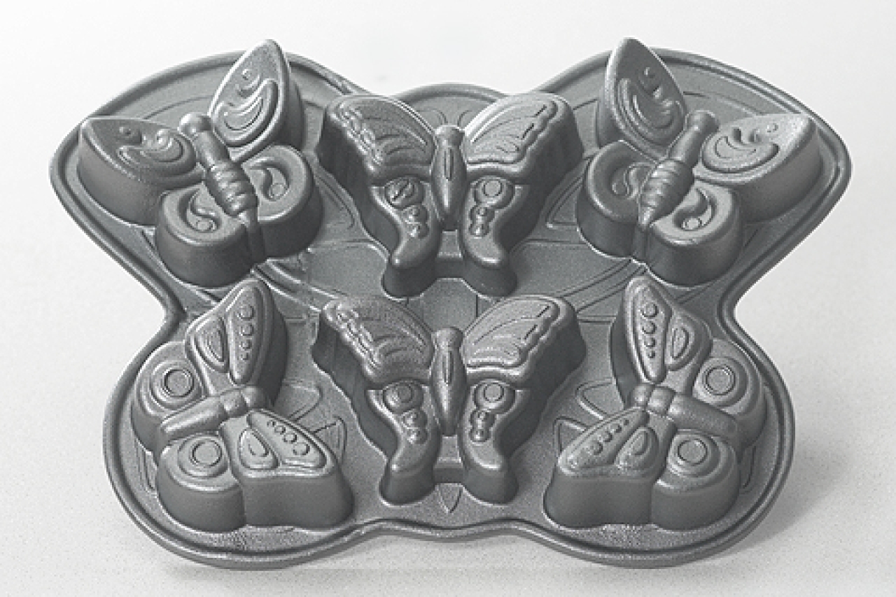 Nordic Ware 3D-Backform "Mini-Schmetterlinge", 11 x 8 x 3 cm pro Motiv
