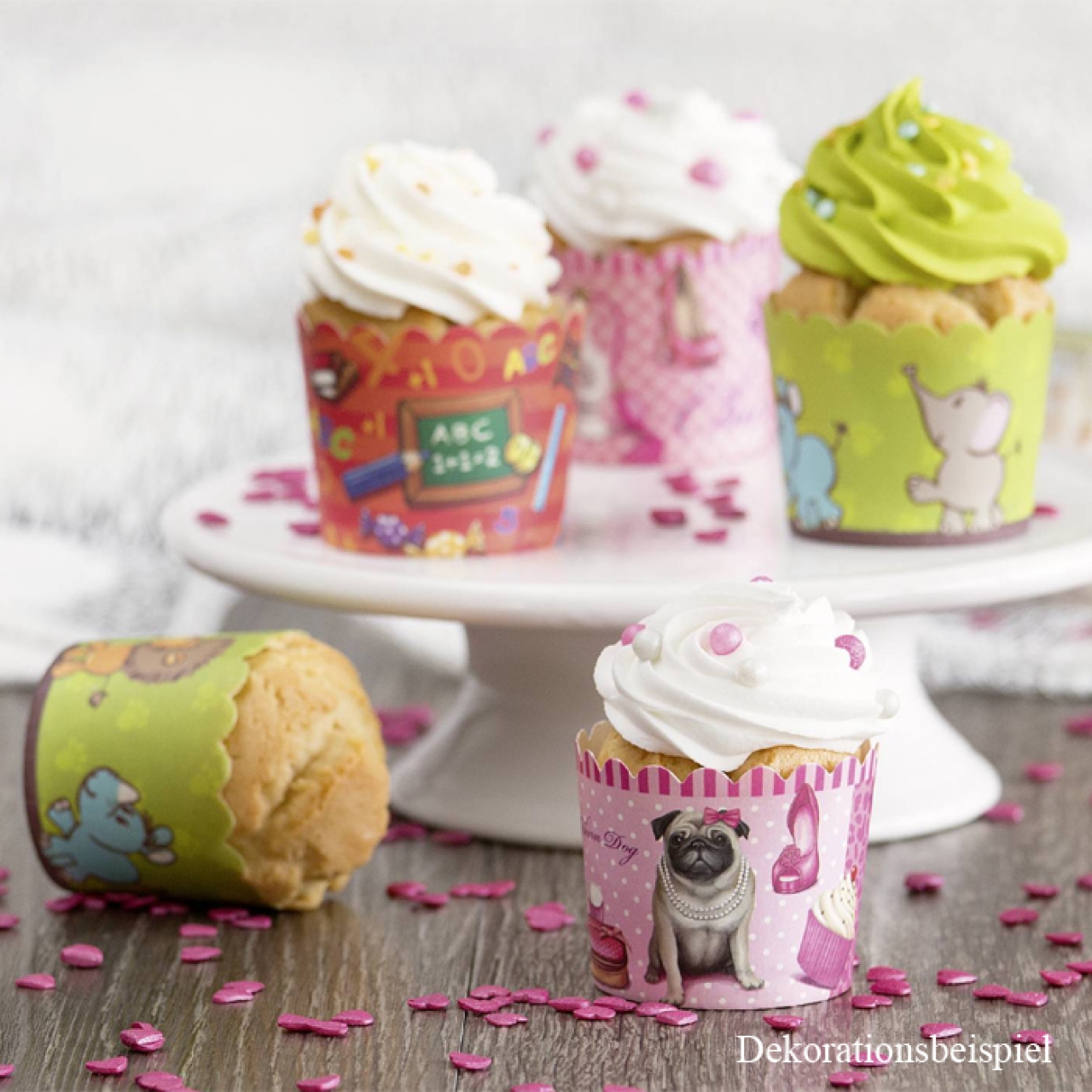 Cupcakes Förmchen Zoo-Muffins