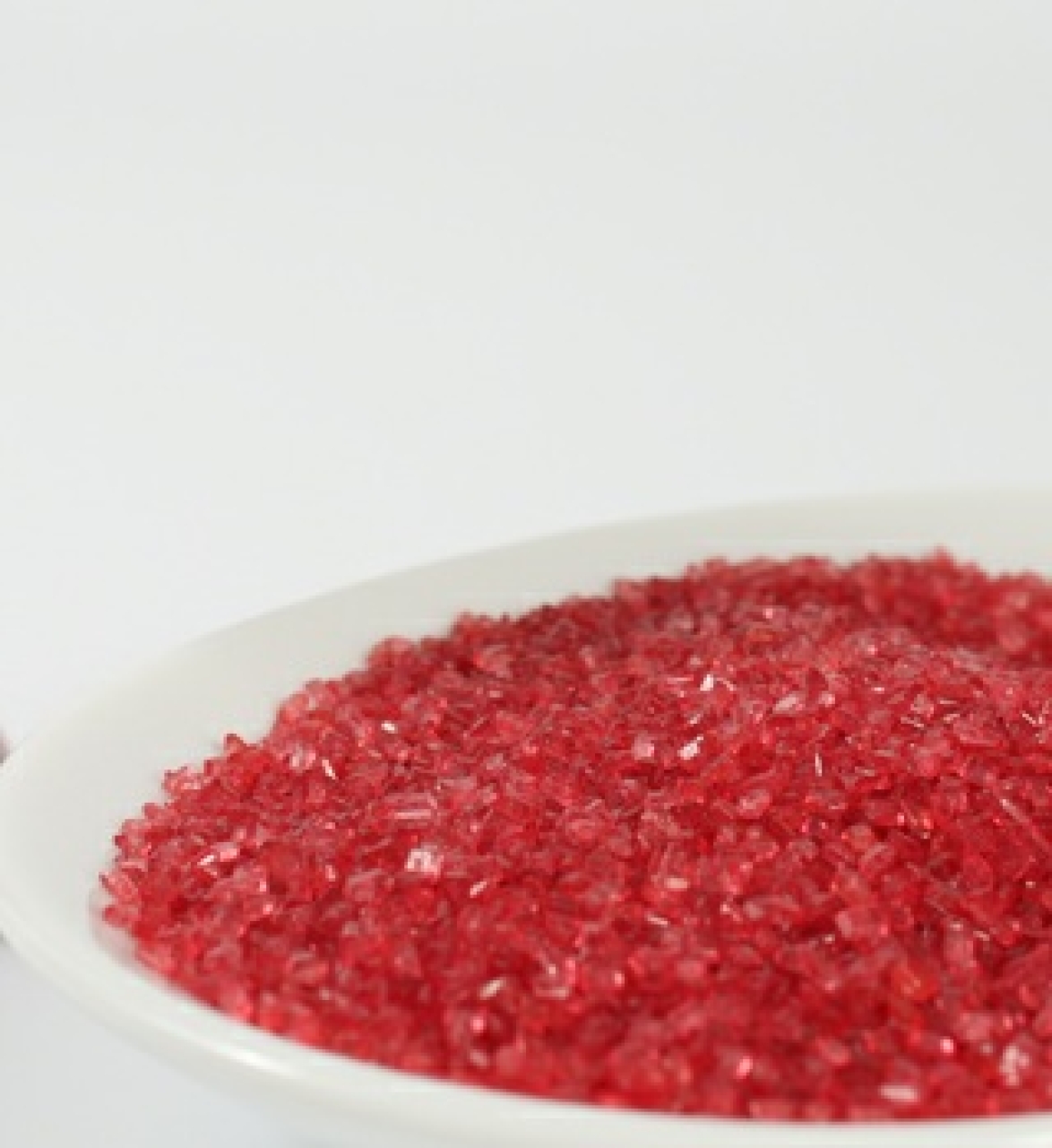 Farbzucker "Sugar Crystals Red", Weinrot, 80 g, FunCakes