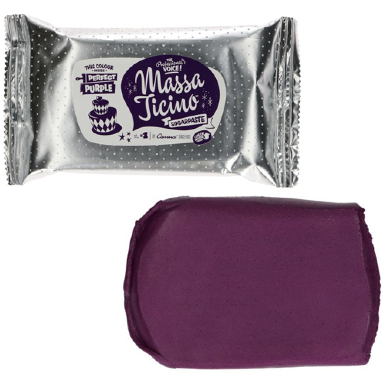 Massa Ticino Fondant Lila 250 g Sept-23