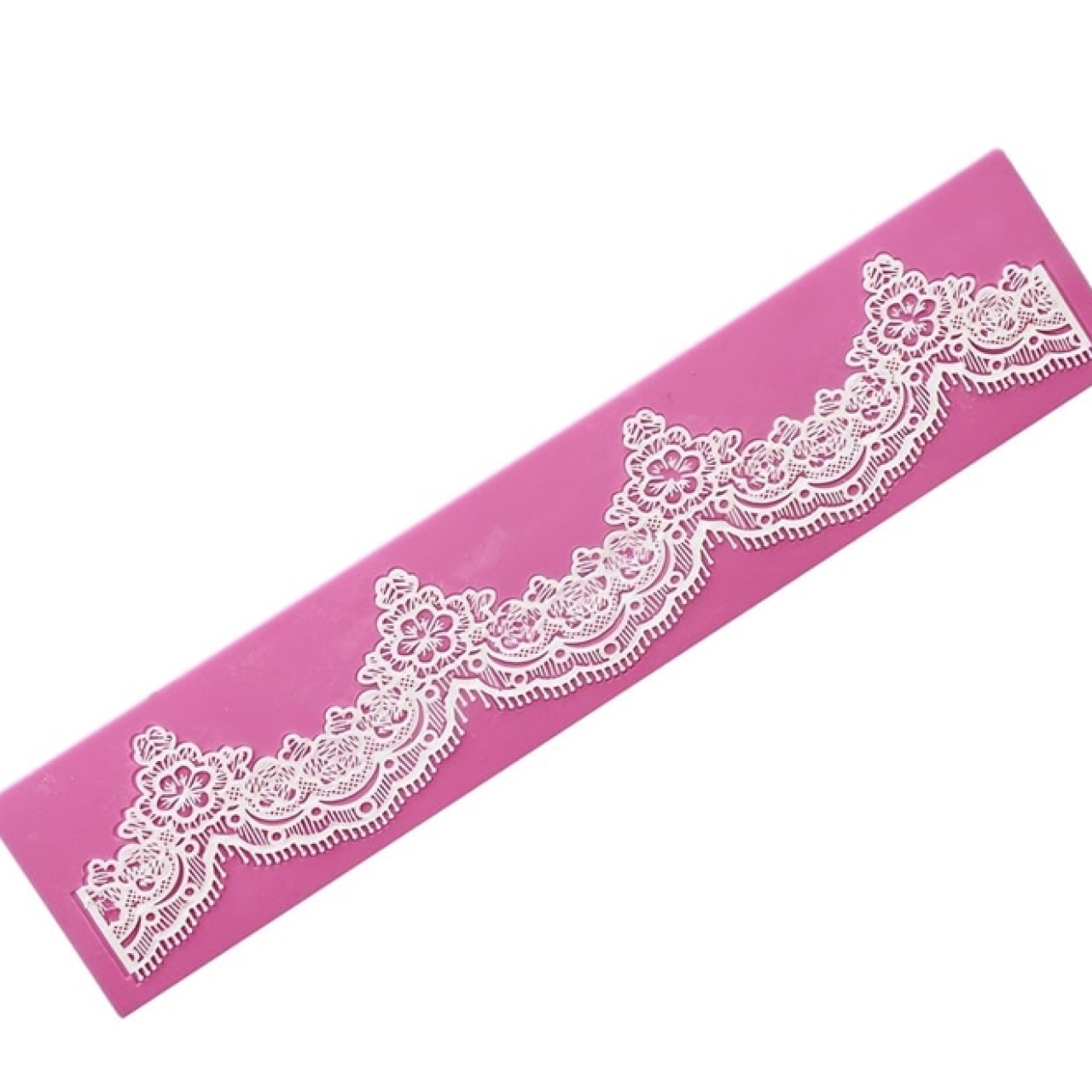 Cake Lace Silikonform für essbare Spitze "Tiffany'' 37,5 x 13 cm