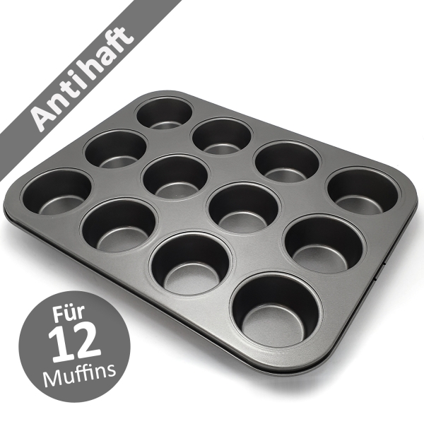 Muffinform für 12 Muffins (Muffinblech)