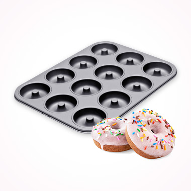 18F4 Kuchenform Donut Mould Gelb ABS Küche Sugarcraft Für Backform Machen Party 