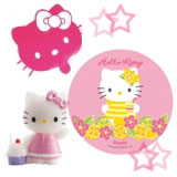 Backzubehör und Dekoartikel mit Hello Kitty Motiven