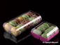 Preview: Macaron Verpackung 6er transparent