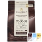 Mobile Preview: Callebaut Schokodrops Extra Dark (70 %) Kuvertüre Callets 2,5 kg