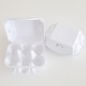 Mobile Preview: Eierkarton für 6 Mini-Cupcakes, Weiss