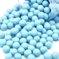Preview: XL-Schokoperlen "Candy Choco Pearls", 10 mm, Hellblau, 90g