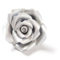 Mobile Preview: Decora, Zuckerdeko "Rosen Silber", 8-teilig, Farbe: Silber, ca. 2 cm