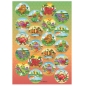 Preview: deKora, Muffin-Aufleger "Dinosaurier", aus Oblatenpapier, farbig, 3,4 cm, 20 Stück