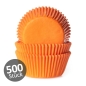 Preview: Muffinförmchen "Orange", Große Menge 500 Stck.