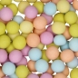 Preview: XL-Schokoperlen "Candy Choco Pearls", 10 mm, Farbe: matter Pastell-Mix, 70 g, FunCakes