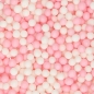 Preview: Zuckerperlen "Soft Pearls Medium", Pink & Weiß, 0,4 cm, 60 g, FunCakes