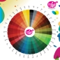 Mobile Preview: Farbrad Colour Wheel Rainbow Dust