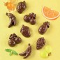Preview: Silikomart Silikonform für Schokolade "Früchte"