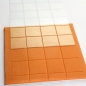Preview: Prägematte Quadrat, 15 x 30 cm