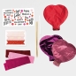 Preview: Ballon-Topper Herzen, Rot, Pink, Herz