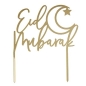 Mobile Preview: Cake Topper Eid Mubarak aus Acryl