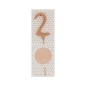 Preview: Wunderkerze Mini "2", Rose Gold, 11 cm