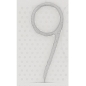 Preview: Wunderkerze "9", Silber, 18 cm