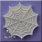 Preview: Tortendeko Silikonform für Fondant 'Halloween-Spinnennetz' 5,8 cm