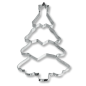 Mobile Preview: XXL Ausstecher "Weihnachtsbaum" für Lebkuchen, 18,5 cm