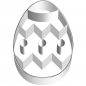 Preview: Ausstechform "Ei mit Prägung " für Kekse, Edelstahl, 8 cm