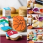 Preview: Keks-Ausstecher aus Kunststoff Cap & Basketball