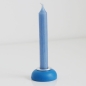 Preview: Kerzenständer für Baumkerzen, blau, 4 cm