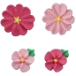 Preview: Zuckerblumen "Anemonen & Daisy", 14 Stück (4 Designs), Lila/Violett, 1,5-2,5 cm, Culpitt