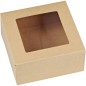 Preview: Cupcake-Schachtel für 4 Cupcakes, kraftpapier, 3 Stk.