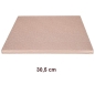 Preview: Cake Board, Rose-Gold, Quadrat, 30,5 cm, ~1,2 cm dick