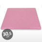Preview: Cake Board quadratisch 30 cm rosa