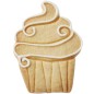 Preview: Keks-Ausstecher "XL-Cupcake" 9 cm, edelstahl
