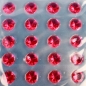 Preview: Essbare Diamanten "Jelly Gems Pink", Farbe: Pink/Rosa, aus Gelatine, 20 Stück